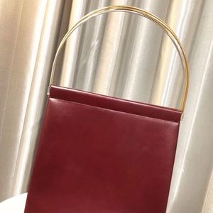 SOLD Burgundy Cartier Trinity Cage bag Large